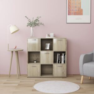 POOD24 книжная полка дуб Сонома 90 х 30 х 90 см ДСП
