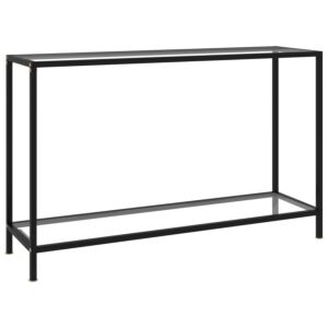 Консольный стол POOD24, прозрачный, 120 x 35 x 75 см, закаленное стекло