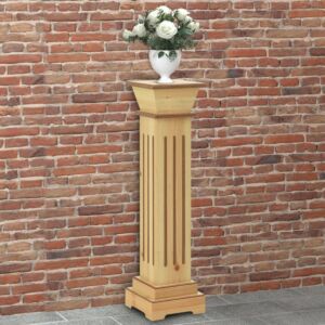 Pood24 kandiline lillepostament, hele puit, 17x17x66 cm, MDF