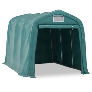 Pood24 telk-garaaž, PVC 2,4 x 3,6 m roheline