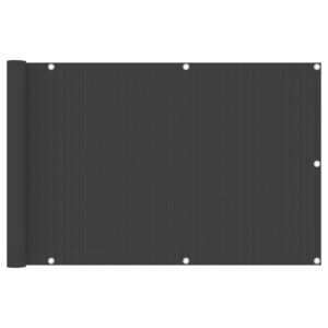 Pood24 rõdusirm antratsiithall 90x300 cm HDPE