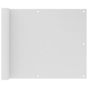 Pood24 rõdusirm, valge, 75 x 500 cm, HDPE