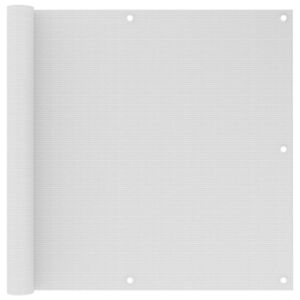 Pood24 rõdusirm, valge, 90 x 500 cm, HDPE 