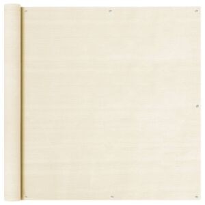 Pood24 rõdusirm, kreemjas, 120 x 500 cm, HDPE