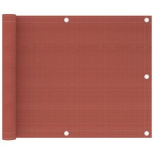 Pood24 rõdusirm, terrakota, 75 x 300 cm, HDPE