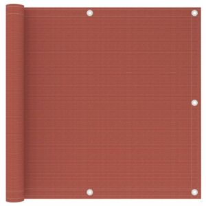 Pood24 rõdusirm, terrakota, 90 x 600 cm, HDPE