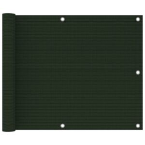 Pood24 rõdusirm, tumeroheline, 75 x 500 cm, HDPE