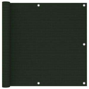 Pood24 rõdusirm, tumeroheline, 90x500 cm, HDPE
