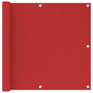 Pood24 rõdusirm, punane, 90 x 500 cm, HDPE