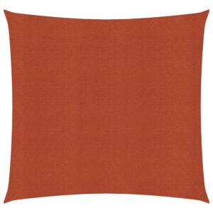 Pood24 päikesepuri 160 g/m² kandiline, terrakota, 2,5 x 2,5 m, HDPE