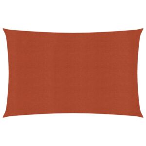 Pood24 päikesepuri 160 g/m² ristkülik, terrakota, 3,5x5 m, HDPE