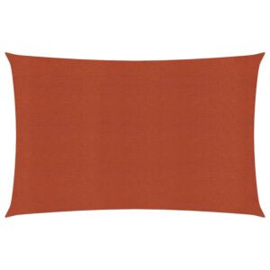 Pood24 päikesepuri 160 g/m² terrakota 6 x 8 m HDPE