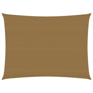 Pood24 päikesepuri 160 g/m² pruunikashall, 6 x 7 m, HDPE
