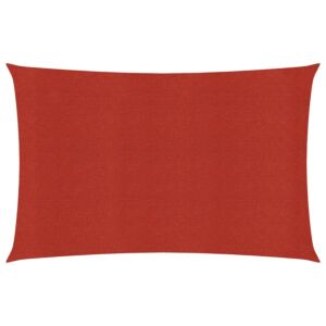 Pood24 päikesepuri 160 g/m² punane 3,5 x 5 m HDPE