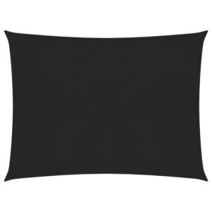 Pood24 päikesepuri 160 g/m² must, 2 x 3,5 m, HDPE