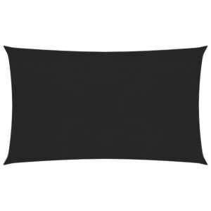 Pood24 päikesepuri 160 g/m² must, 5 x 8 m, HDPE