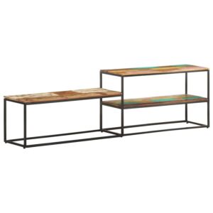 POOD24 тумба под ТВ, 180x30x50 см, реставрированное дерево