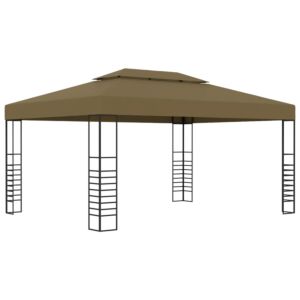Pood24 varjualune 3 x 4 m pruunikashall 180 g/m²