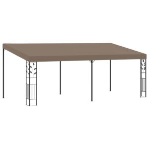 Pood24 seinale kinnitatav varjualune 6 x 3 x 2,5 m, pruunikashall