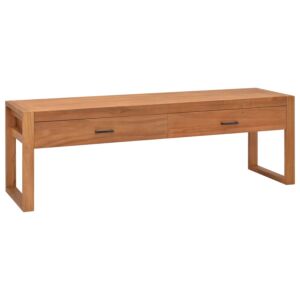 POOD24 тумба под ТВ, 140x40x45 см, реставрированный тик