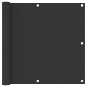 Pood24 rõdusirm, antratsiithall, 90 x 500 cm, oxford-kangas