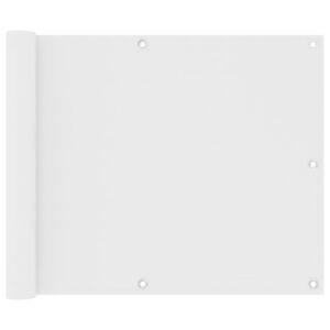 Pood24 rõdusirm, valge, 75 x 600 cm, oxford-kangas