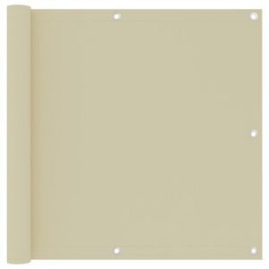 Pood24 rõdusirm, kreemjas, 90 x 300 cm, oxford-kangas