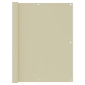 Pood24 rõdusirm, kreemjas, 120 x 400 cm, oxford-kangas