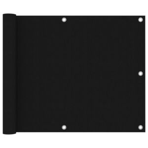 Pood24 rõdusirm, must, 75 x 500 cm, oxford-kangas