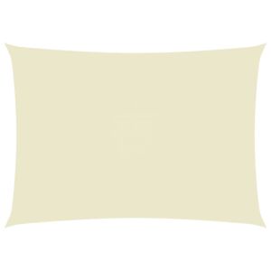 Pood24 oxford-kangast päikesepuri, ristkülik, 6 x 8 m, kreemjas