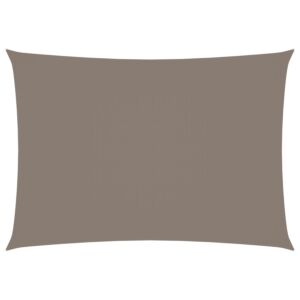 Pood24 oxford-kangast päikesepuri, ristkülik, 2,5 x 4 m pruunikashall