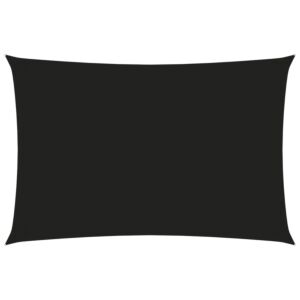 Pood24 oxford-kangast päikesepuri, ristkülik, 2 x 4,5 m, must