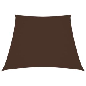 Pood24 oxford-kangast päikesepuri trapets, 3/4 x 2 m pruun