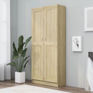POOD24 книжный шкаф Sonoma дуб 82,5 x 30,5 x 185,5 см ДСП
