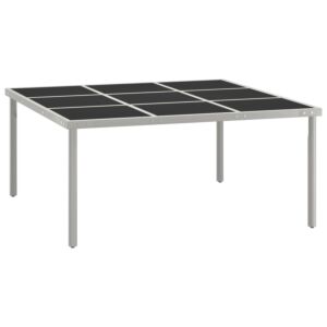 Pood24 aialaud, 170x170x74,5 cm, klaas ja teras