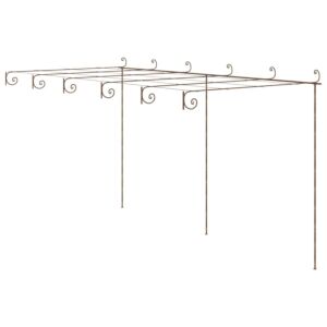 Pood24 aiakaar, antiikpruun, 6 x 3 x 2,5 m, raud