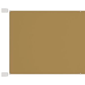 Pood24 vertikaalne varikatus, beež, 60 x 1200 cm, Oxfordi kangas