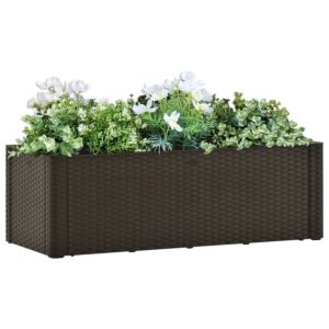 Pood24 taimelava isekastmise süsteemiga, helepruun 100 x 43 x 33 cm