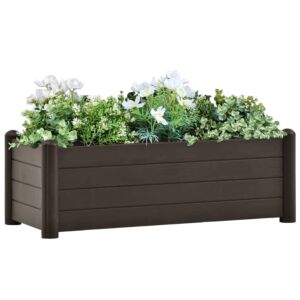 Pood24 aia taimelava PP Mocha 100 x 43 x 35 cm