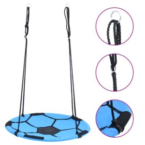 Pood24 jalgpallimustriga rippkiik, 100 cm