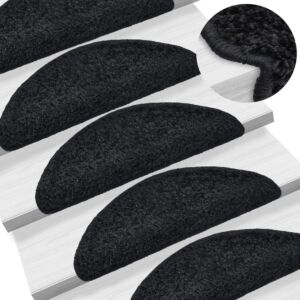 Коврики для лестниц POOD24 10 шт., 65 x 25 см, черные