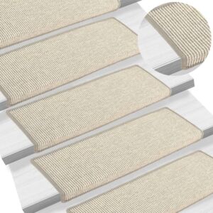 Pood24 trepimatid 15 tk 65 x 21 x 4 cm hõbedased ristkülikukujulised servad