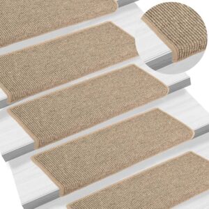 Pood24 trepimatid 15 tk 65 x 21 x 4 cm tumebeež ristkülikukujuline serv