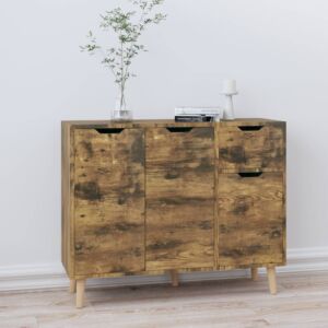 Буфет POOD24, дуб дымчатый, 90x30x72 см ДСП