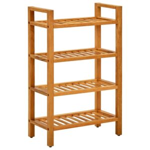 POOD24 полка для обуви с 4 полками, 50 x 27 x 80 см, дуб