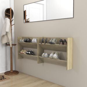 Pood24 seina kingakapid 2 tk, Sonoma tamm, 80x18x60 cm, puitlaastplaat