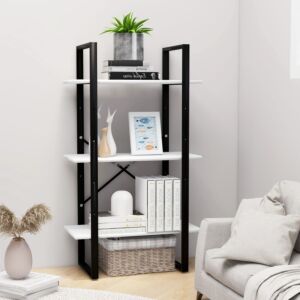 POOD24 полка для хранения, белая, 60 x 30 x 105 см, ДСП и металл