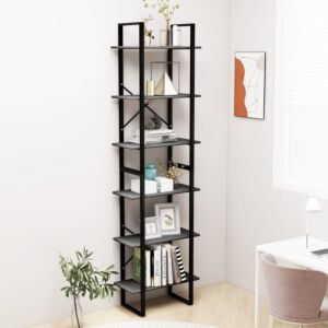 Полки для хранения POOD24 2 шт, серые, 60x30x210 см, ДСП и металл