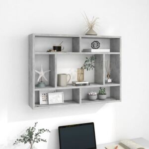 POOD24 полка навесная, бетонный холл, 75 x 16 x 55 см, ДСП