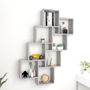 POOD24 полка навесная, бетонный холл, 90 x 15 x 119 см, ДСП
